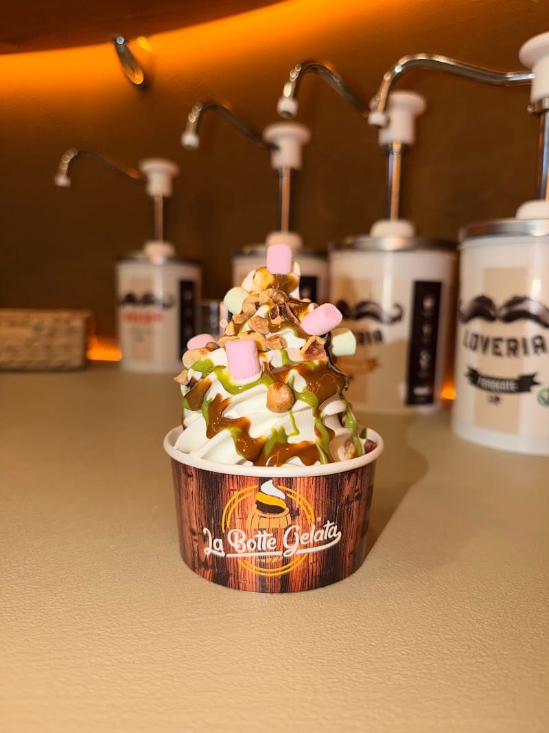 La lavagna delle variegature e delle granelle per lo yogurt